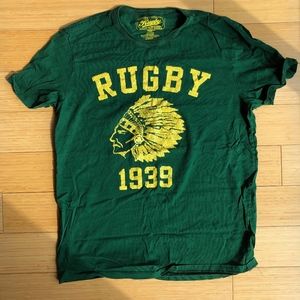 Rugby Ralph Lauren Indian Head Tee Shirt, Green